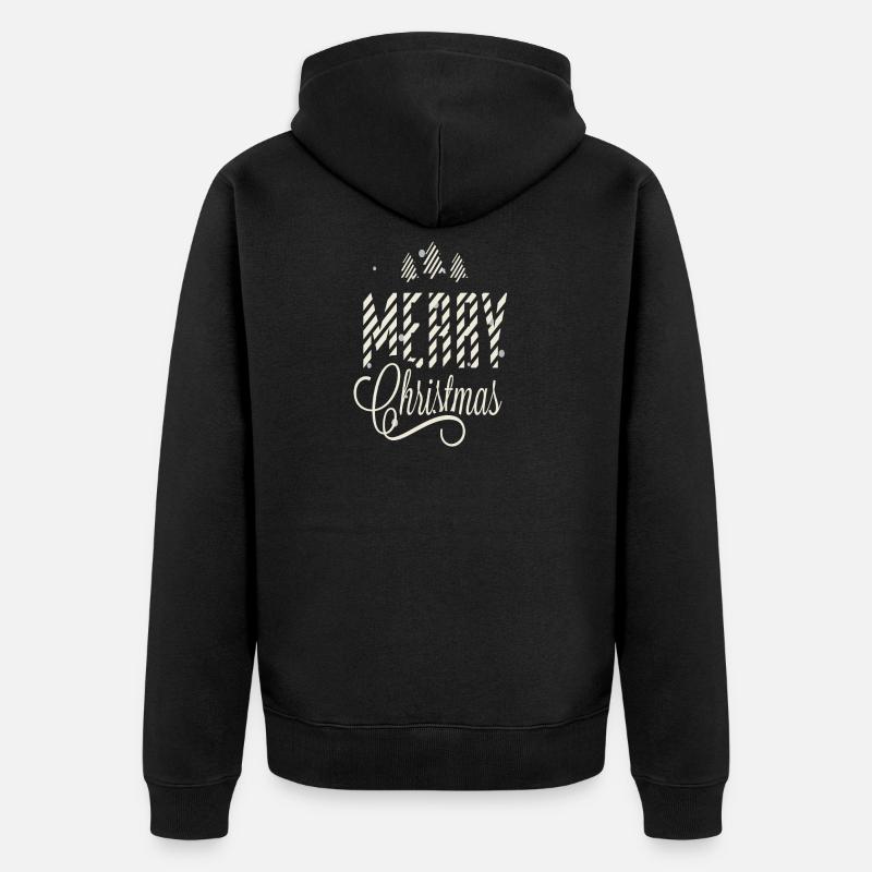 JOYEUX NOEL - Veste à capuche bio Premium Unisexe - noir