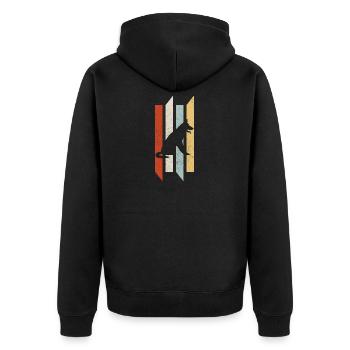 Allemand berger allemand cadeau de Berger Allemand Shepherd - Veste à capuche bio Premium Unisexe - noir - Dos - Nico (187cm)
