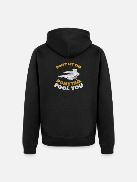 Mrs. Maedchen Self-Defense Gift - Unisex Premium Organic Zip Hoodie - black