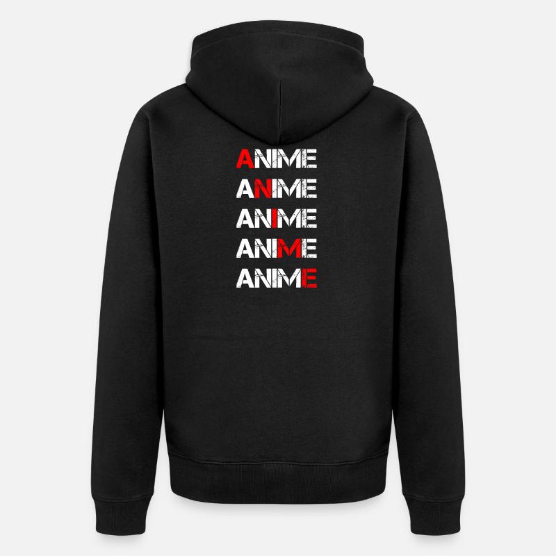 Anime - Veste à capuche bio Premium Unisexe - noir