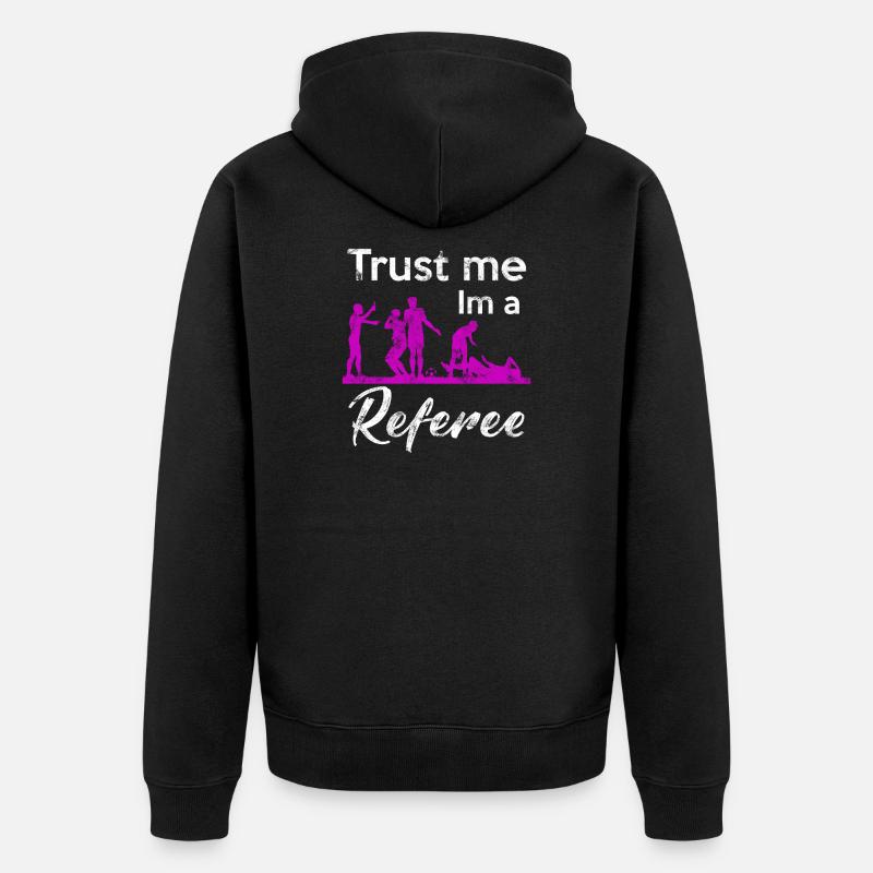 arbitre - Veste à capuche bio Premium Unisexe - noir