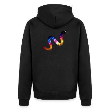 Serpent - serpent - Veste à capuche bio Premium Unisexe - noir - Dos - Nico (187cm)