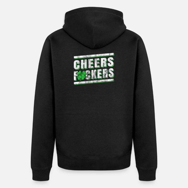 St. Patrick's Day Drink - Veste à capuche bio Premium Unisexe - noir