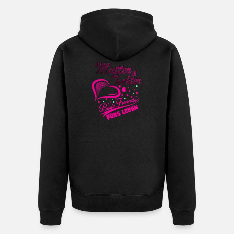 mère - Veste à capuche bio Premium Unisexe - noir