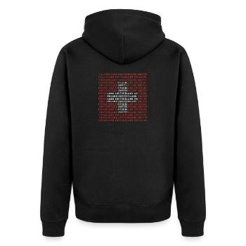 Suisse - Veste à capuche bio Premium Unisexe - noir - Dos - Nico (187cm)