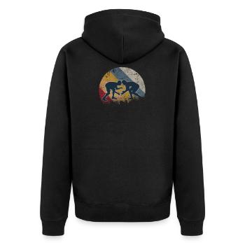 Lutte lutte de lutte de lutte cadeau wrestling - Veste à capuche bio Premium Unisexe - noir - Dos - Nico (187cm)