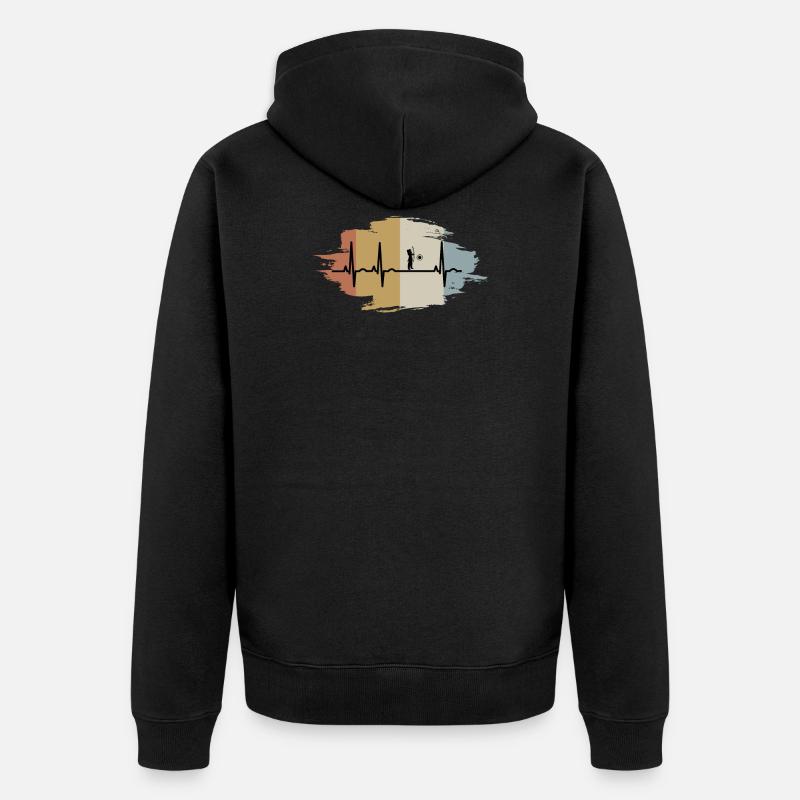 2000-2000 - Veste à capuche bio Premium Unisexe - noir