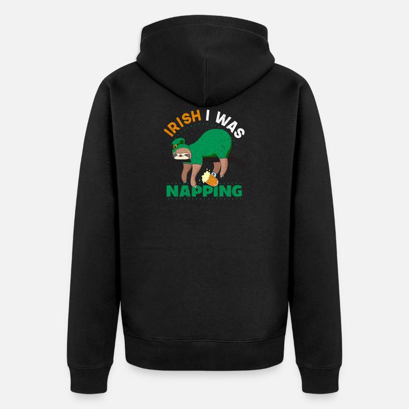 Sieste irlandaise - Veste à capuche bio Premium Unisexe - noir