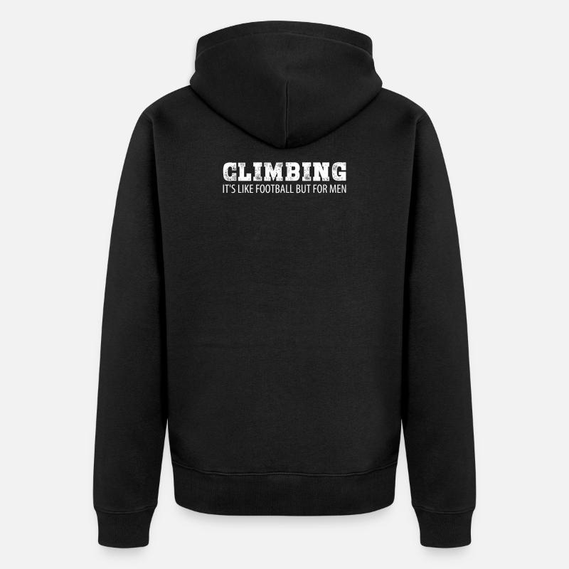 Alpinisme escalade - Veste à capuche bio Premium Unisexe - noir