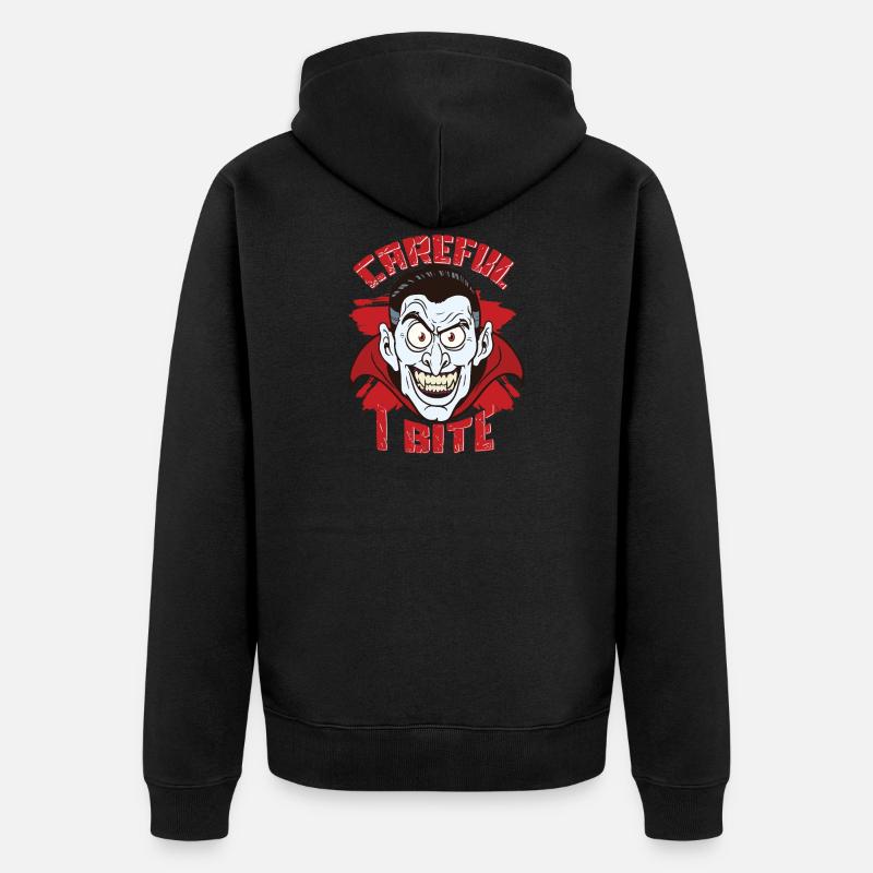 J’ai un vampire - Veste à capuche bio Premium Unisexe - noir