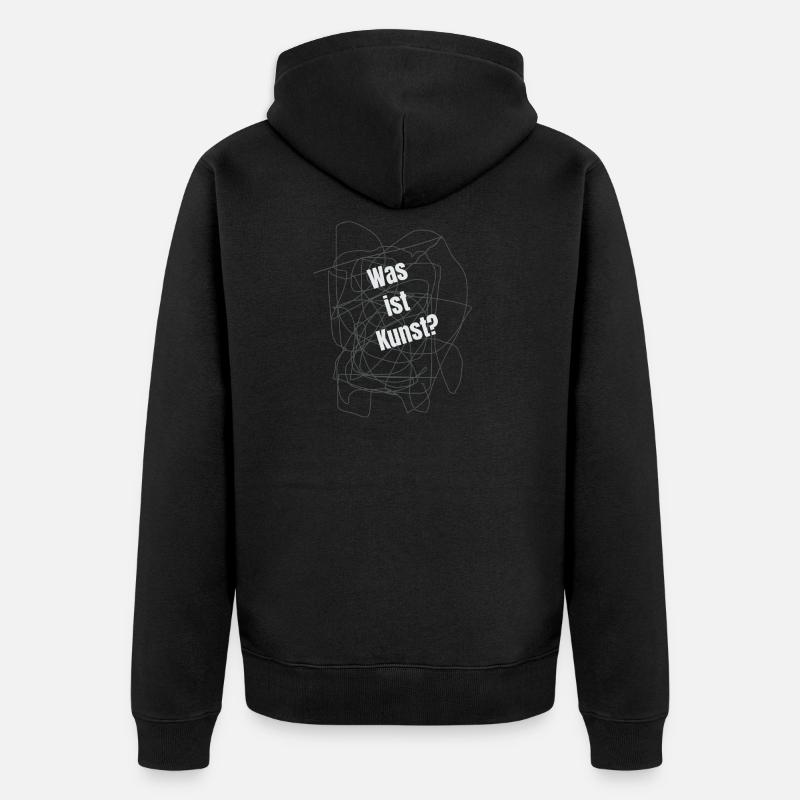 Qu’est-ce que l’art 0143 - Veste à capuche bio Premium Unisexe - noir