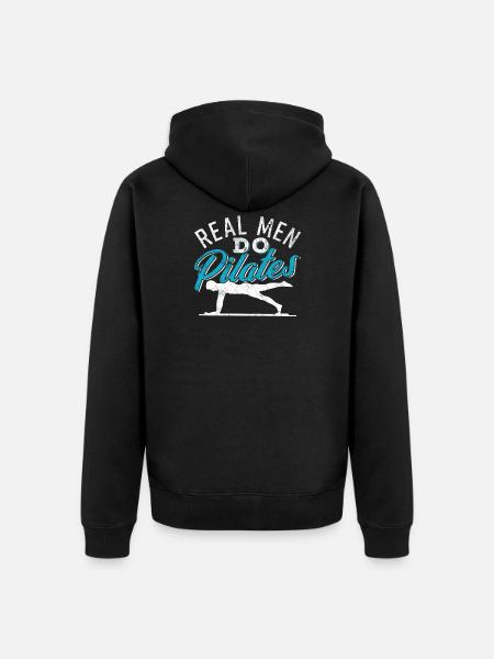 Pilates - Veste à capuche bio Premium Unisexe - noir