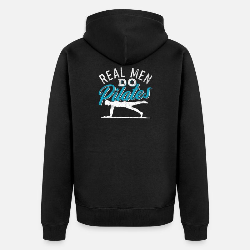 Pilates - Veste à capuche bio Premium Unisexe - noir