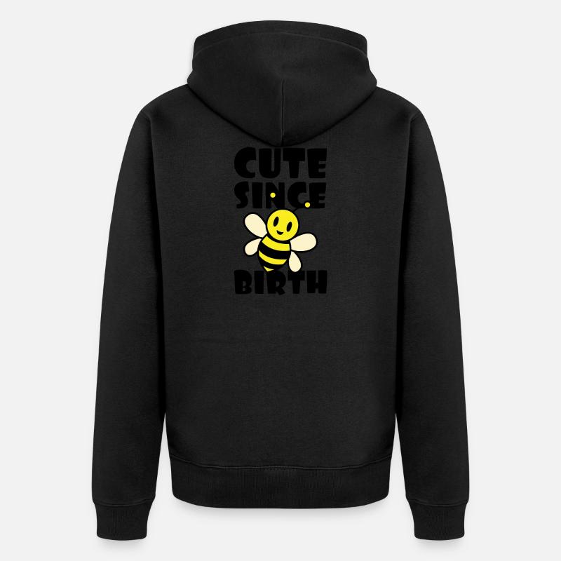 Démonstration Durable - Veste à capuche bio Premium Unisexe - noir