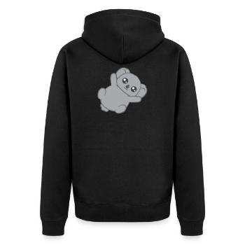 Cadeau pour bébé Koala Koalas fan de Koala - Veste à capuche bio Premium Unisexe - noir - Dos - Nico (187cm)