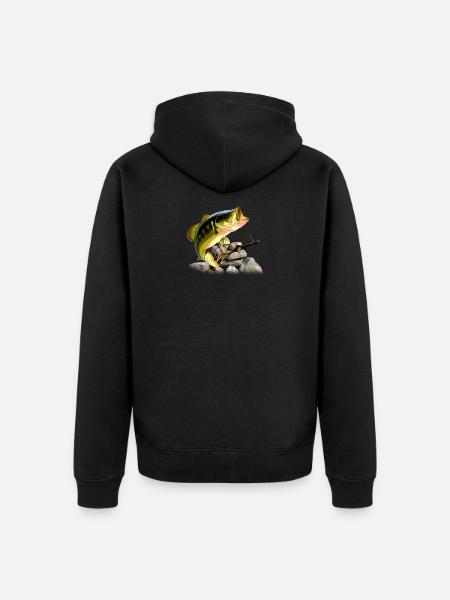 Pêcheur pêcheur - Veste à capuche bio Premium Unisexe - noir