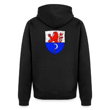 Remscheid Wappen dessin d'armoiries Deutschland - Veste à capuche bio Premium Unisexe - noir - Dos - Nico (187cm)