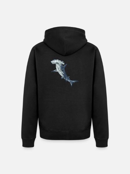 Haj, haj - Ekologisk premiumluvjack unisex - svart