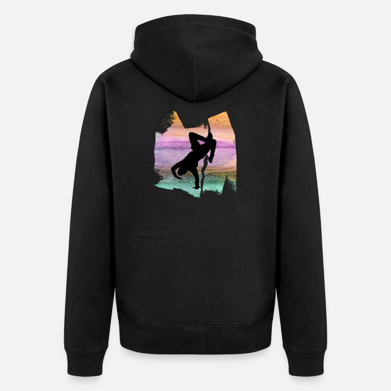 Breakdancer Breakdance Danse T Shirt - Veste à capuche bio Premium Unisexe - noir