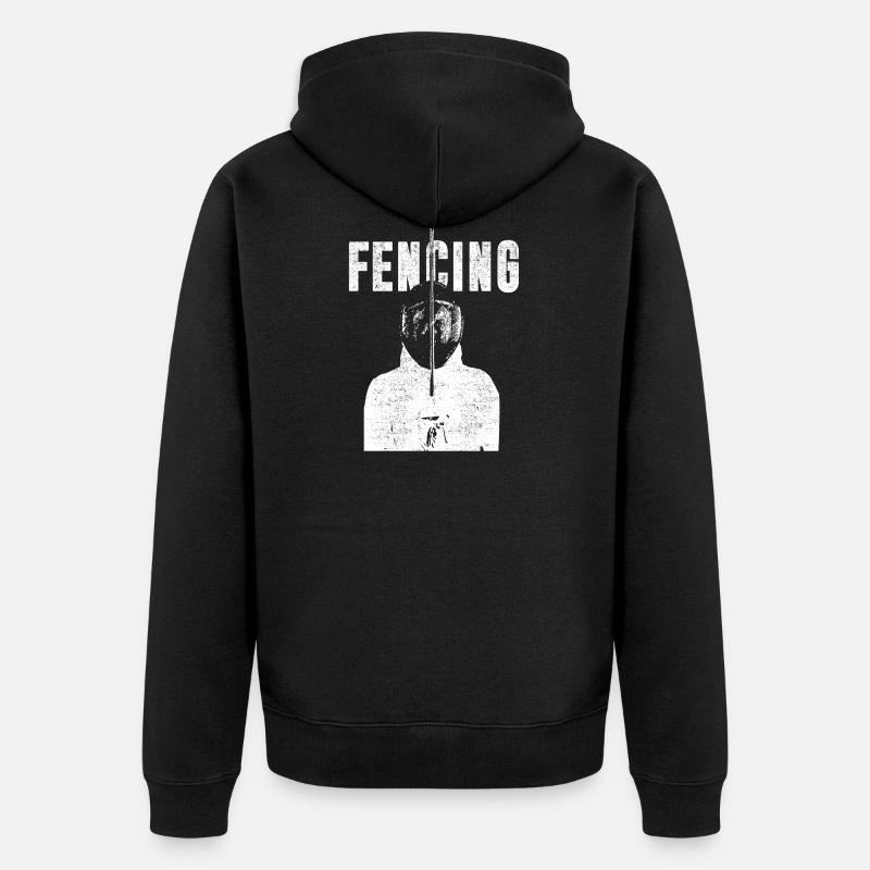 Escrime - Veste à capuche bio Premium Unisexe - noir