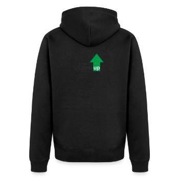 Time to Level Up - Cadeau - Veste à capuche bio Premium Unisexe - noir - Dos - Nico (187cm)
