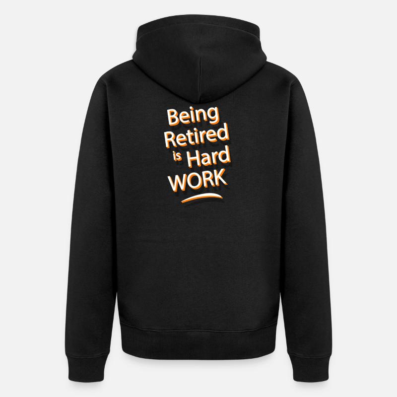 pension - Veste à capuche bio Premium Unisexe - noir