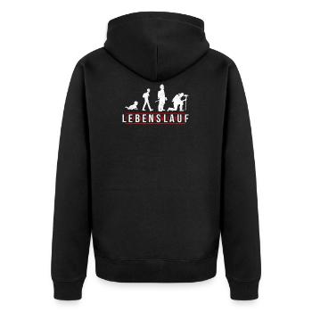 Fire Brigade Curriculum Vitae Evolution - Unisex Premium Organic Zip Hoodie - black - Back - Nico (187cm)
