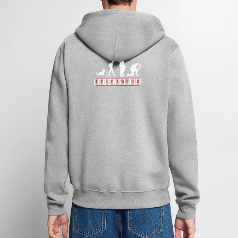 Fire Brigade Curriculum Vitae Evolution Unisex Premium Organic Zip Hoodie