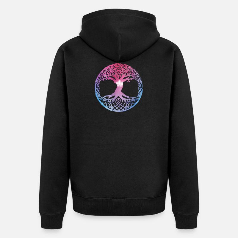 Arbre de vie - Veste à capuche bio Premium Unisexe - noir