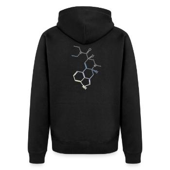 LSD Formule structurale A. Hofmann Bicycle Day - Veste à capuche bio Premium Unisexe - noir - Dos - Nico (187cm)
