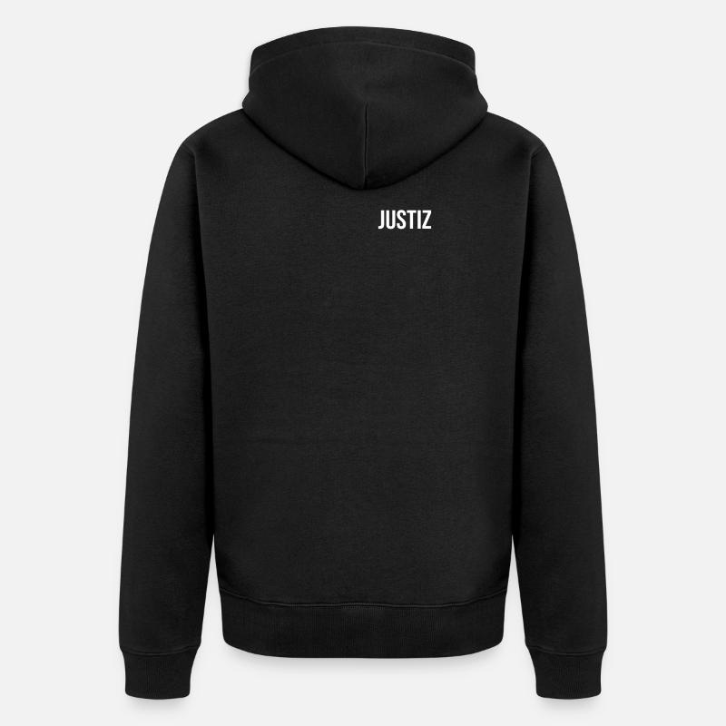judiciaire - Veste à capuche bio Premium Unisexe - noir