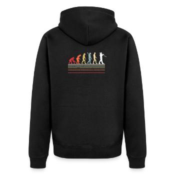 Trombone de l’orchestre de cadeaux musiciens - Veste à capuche bio Premium Unisexe - noir - Dos - Nico (187cm)