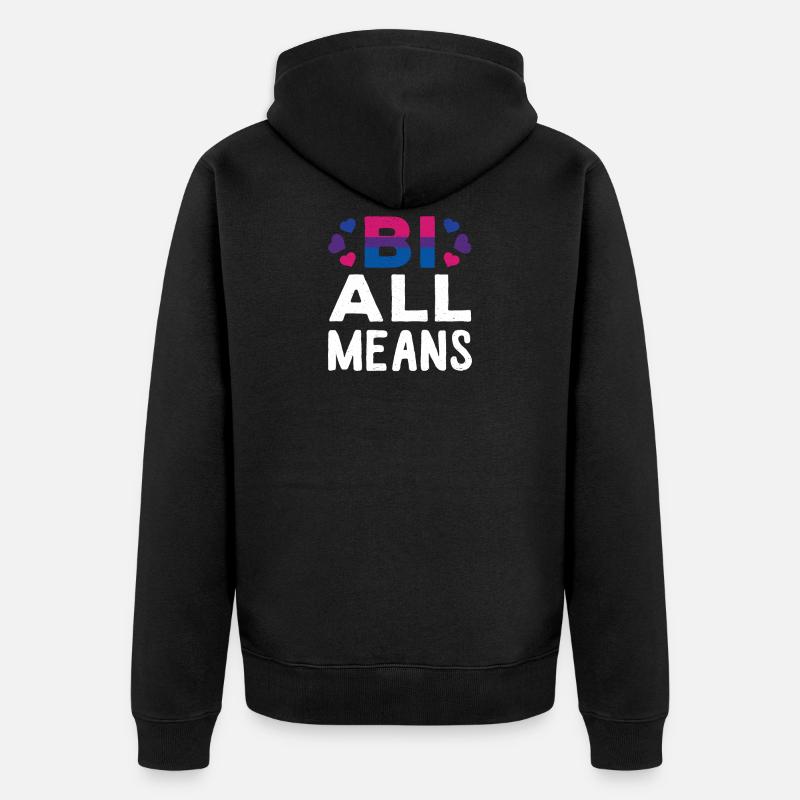 lgBT - Veste à capuche bio Premium Unisexe - noir