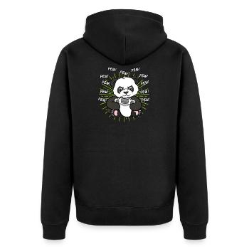Panda Pandas Zocken Zocker Gamer Cadeau PC - Veste à capuche bio Premium Unisexe - noir - Dos - Nico (187cm)