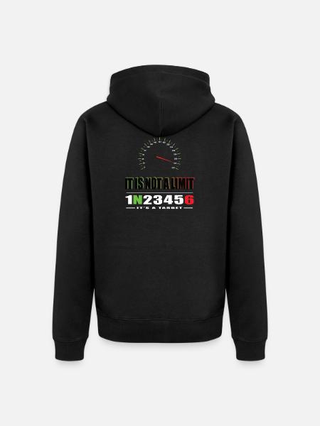 Motorcycle Street Motorcycle Superbike Gift - Unisex Premium Organic Zip Hoodie - black