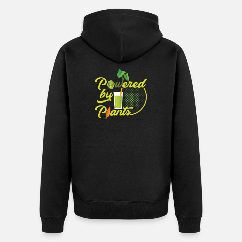 Propulsé par les plantes - Veste à capuche bio Premium Unisexe - noir