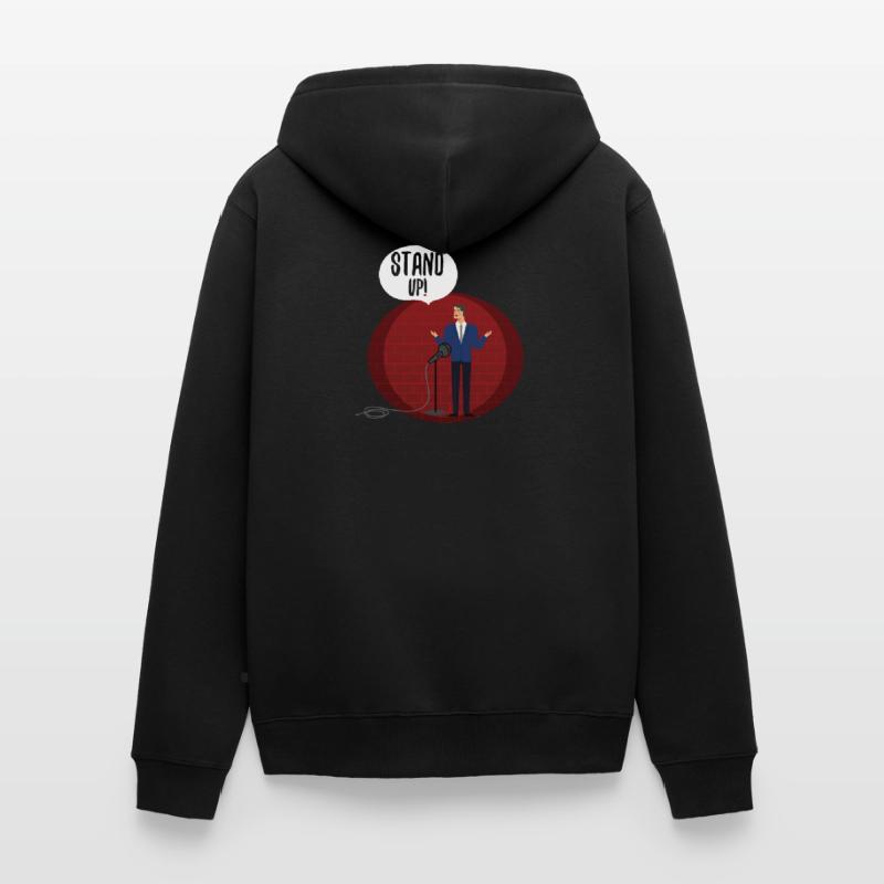 Cooles Komödien- oder Schauspielergeschenk Unisex Premium Bio Zip Hoodie