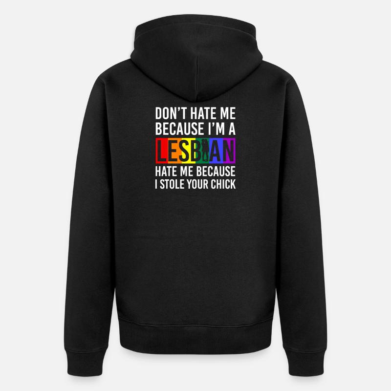 lgBT - Veste à capuche bio Premium Unisexe - noir