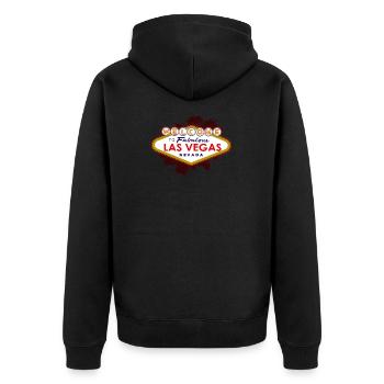 Las Vegas - Veste à capuche bio Premium Unisexe - noir - Dos - Nico (187cm)