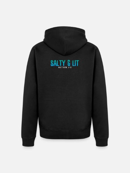Christian Bible verse - Unisex Premium Organic Zip Hoodie - black
