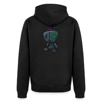 Voodoo Charme Sort Hex Jinx Sorcellerie Sorcellerie - Veste à capuche bio Premium Unisexe - noir - Dos - Nico (187cm)