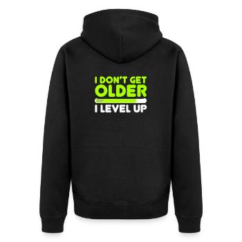 Gamer - Veste à capuche bio Premium Unisexe - noir - Dos - Nico (187cm)