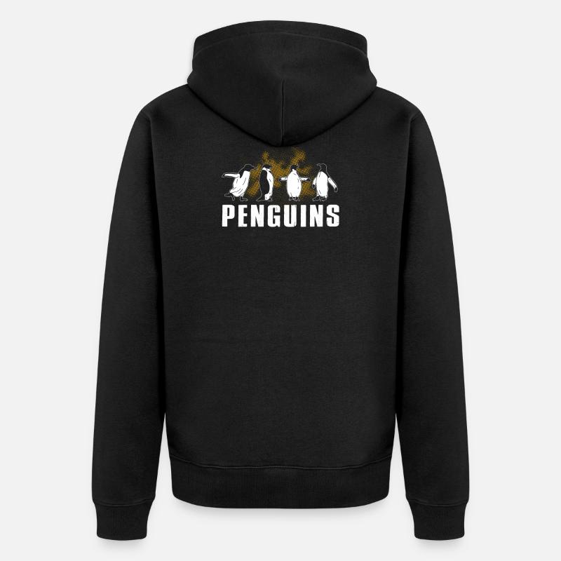 Pingouin pingouin - Veste à capuche bio Premium Unisexe - noir