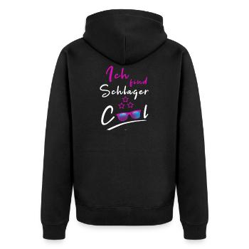 SUCCÈS DE LA FÊTE 2019 COSTUME CADEAU - Veste à capuche bio Premium Unisexe - noir - Dos - Nico (187cm)