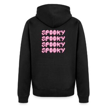 Spooky - Veste à capuche bio Premium Unisexe - noir - Dos - Nico (187cm)