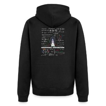 Cadeau de maths pour enseignants Probability Pun - Veste à capuche bio Premium Unisexe - noir - Dos - Nico (187cm)