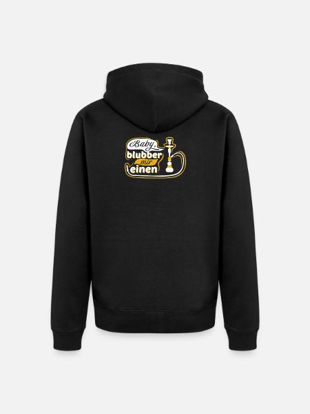Shisha Geschenk - Unisex Premium Bio Zip Hoodie - Schwarz