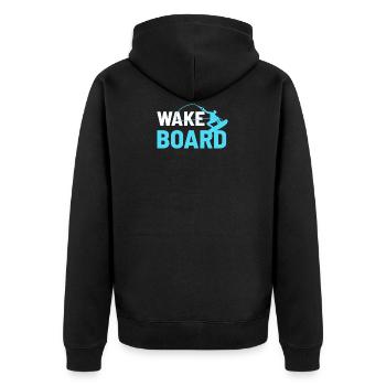 wakeboard - Veste à capuche bio Premium Unisexe - noir - Dos - Nico (187cm)