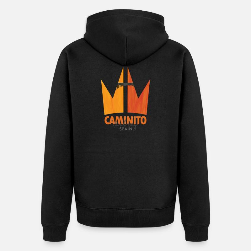 Caminito del rey - Spanien - Unisex Premium Bio Zip Hoodie - Schwarz