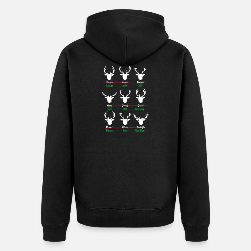 Noël - Veste à capuche bio Premium Unisexe - noir